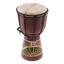 Trống Djembe 6in Châu Phi được chạm khắc bằng tay Nhạc cụ truyền thống bằng da dê