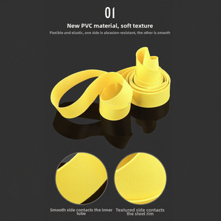 [FUXIN] Băng vành xe đạp 2 gói, Dải vành PVC chống đâm thủng, 26 / 27.5 / 29 / 700C, Đường / MTB