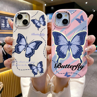Ốp Lưng Áp dụng cho Xiaomi Redmi A1 A2 A1+ A2+ 11 Lite 5G Ne POCO C50 Case Hoạt hình Bướm Nhỏ