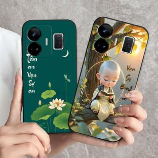 Ốp lưng Realme GT Neo 5 / Neo5 SE In hình thư pháp,tâm an, an nhiên,chú tiểu mềm bảo vệ camera