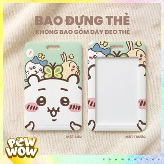 Bao Đựng Thẻ Nhân Viên Nhựa ABS Phong Cách Nhân Vật Hoạt Hình Vui Nhộn Funny Chiikawa