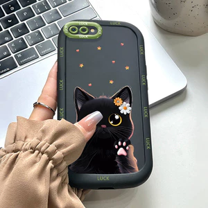 Ốp Lưng Realme C2 C2s OPPO A1K Case Silicon Mèo Dễ thương