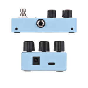 Bàn đạp hiệu ứng đàn Guitar M-VAVE Digital Reverb Modeling Reverberation Effector với lựa chọn 9 chế độ cho âm trầm - MINI-UNIVERSE