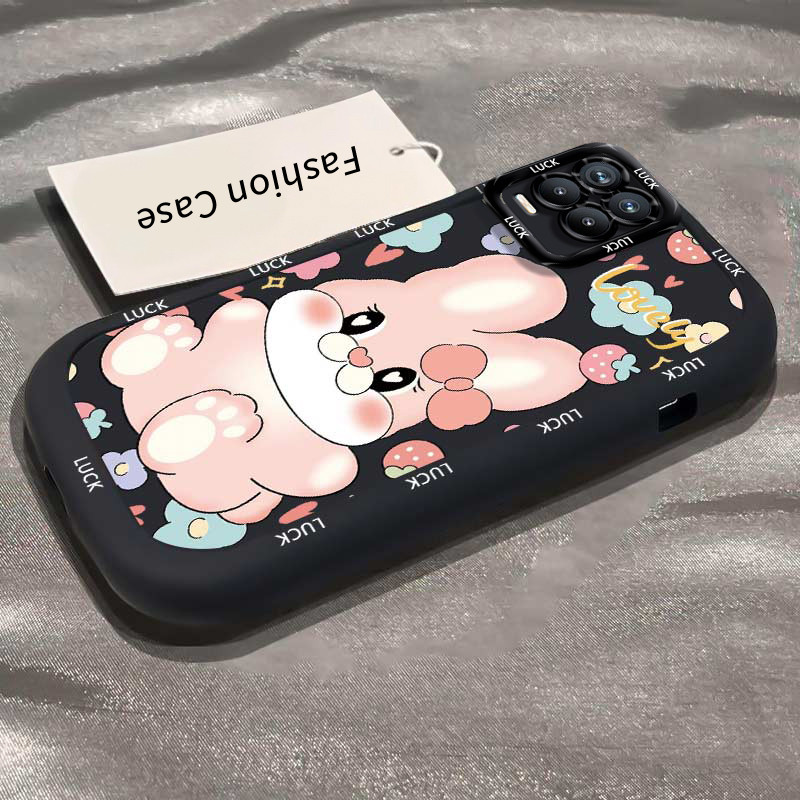 Ốp Lưng Realme 8 8i 8 Pro Narzo 50 4G Case Silicon Thỏ Nhỏ Vỏ mềm