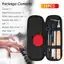 10 Chiếc Piano Chỉnh Bộ Dụng Cụ Chuyên Nghiệp Bộ Cờ Lê Tay Cầm Dài Cao Su Tắt Tiếng Tính Khí Nỉ Dải Nĩa Cho Tuner Có Túi