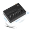 Độ ồn cực thấp 4 kênh Dòng Máy trộn âm thanh nổi Đầu vào 1 đầu ra DC 5V Micro âm thanh Mini cầm tay Guitar Bass Bàn phím trộn cho câu lạc bộ Thanh sân khấu Studio