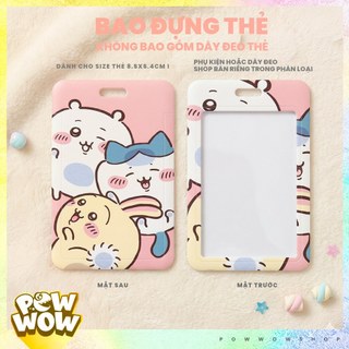 Bao Đựng Thẻ Nhân Viên Nhựa ABS Phong Cách Nhân Vật Hoạt Hình Vui Nhộn Funny Chiikawa