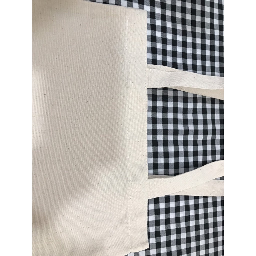 Túi vải tote nữ Canvas trơn Trắng KHÔNG khoá miệng SIZE 35x40 cm a-tota1960004