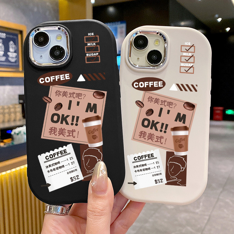 Ốp Lưng Áp dụng cho OPPO A53 2020 A33 2020 A53s A32 A54 Case Cà phê sáng tạo