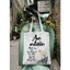 Túi tote canvas thư pháp An Nhiên Thịnh suy như hạt sương rơi quà tặng an yên thiền a-tota0224