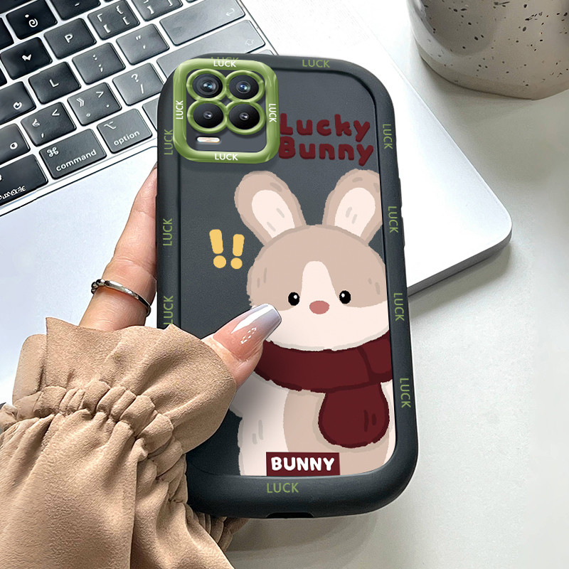Ốp Lưng Realme 8 8i 8 Pro Narzo 50 4G Case Silicon Thỏ Nhỏ Vỏ mềm
