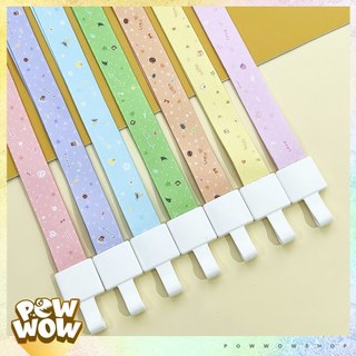 Dây Đeo Thẻ Vải Canvas 45cm Đầu Móc Nhựa Hoạ Tiết Chấm Nhỏ Pastel Dành Cho Thẻ Nhân Viên Bảng Tên