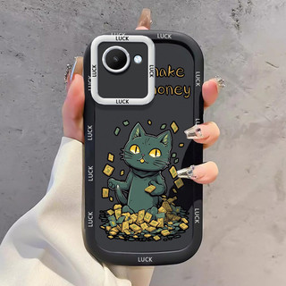 Ốp Lưng Realme C30 C30s Narzo 50i Prime Case Silicon Mèo nhỏ Hoạt hình