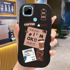 Ốp Lưng Áp dụng cho Realme C21Y C25Y Case Cà phê sáng tạo