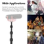 Micro Boom Arm Hợp kim nhôm có thể điều chỉnh độ dài đa phần Chân đế với vít 1 / 4in để phát sóng phỏng vấn
