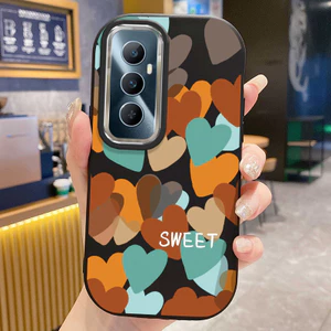 Ốp Lưng Áp dụng cho Realme C65 Case Trái tim nhỏ Vỏ mềm