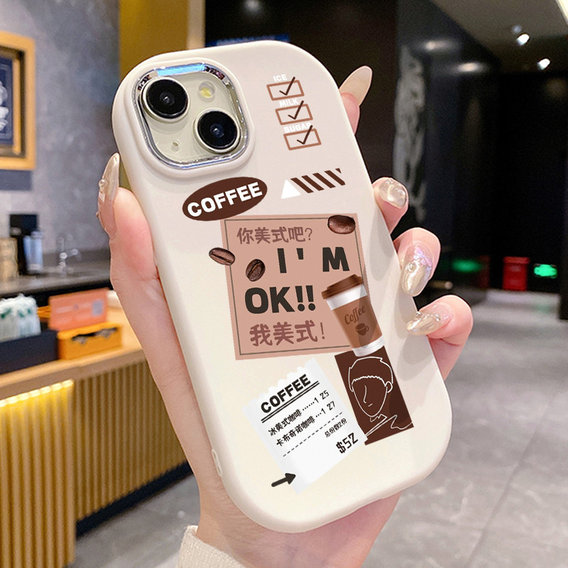 Ốp Lưng Áp dụng cho OPPO A53 2020 A33 2020 A53s A32 A54 Case Cà phê sáng tạo