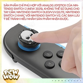 SWITCH2 Nút Bọc Analog Joystick Nintendo Switch 2 (Mới 2025) Phong Cách Nhân Vật Game Anime Manga Nhiều Mẫu