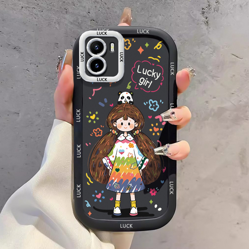 Ốp Lưng VIVO Y15S Y15A Y15C Y01 Silicon Case Cô gái Hoạt hình