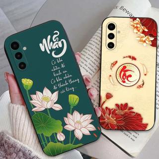 Ốp lưng Samsung A15 / A25 / A35 / A55 In hình thư pháp,tâm an, an nhiên,chú tiểu mềm bảo vệ camera