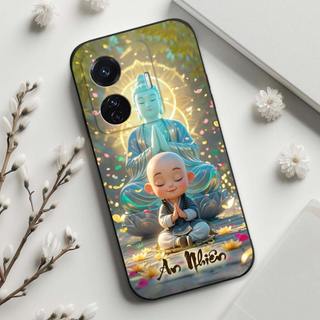 Ốp lưng Vivo T1 5G / T1 Pro / S15E In hình thư pháp,tâm an, an nhiên,chú tiểu mềm bảo vệ camera