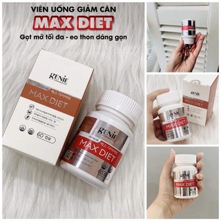 Viên Uống Giảm Cân Cao Cấp MAX DIET GENIE Hàn Quốc, Dành Cho Cơ Địa Nhờn Thuốốc