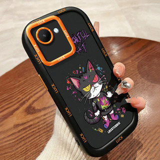 Ốp Lưng Realme C30 C30s Narzo 50i Prime Case Silicon Mèo nhỏ Hoạt hình