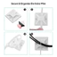 Acoustic Guitar Pickup Dụng cụ kết dính Đầu dò Mini với giắc cắm 1 / 4 Inch cho đàn Ukulele Mandolin