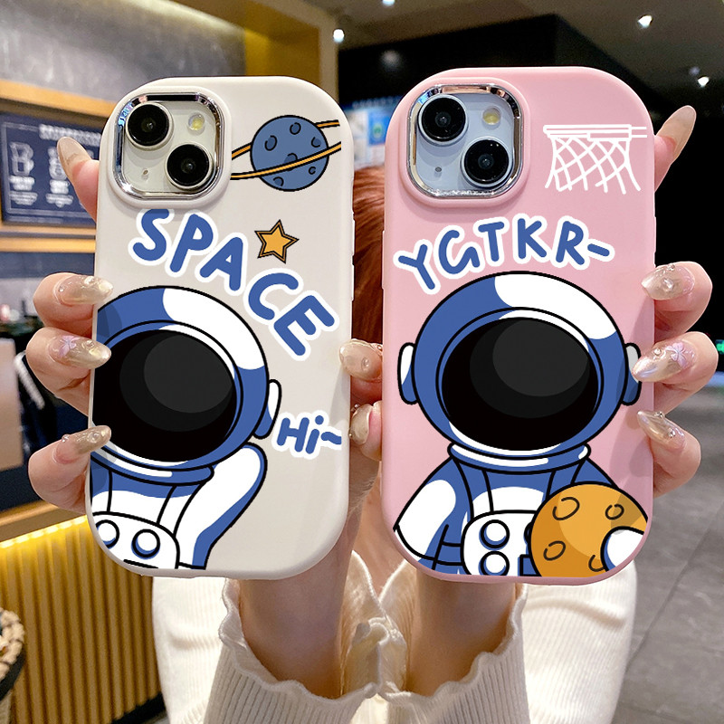 Ốp Lưng Áp dụng cho VIVO Y02 Y02a Y02t Y02s Y11 2023 Case Astronaut Dễ thương