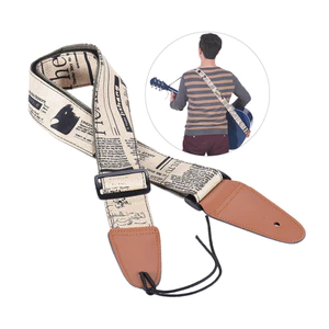 Thoải Mái Có Thể Điều Chỉnh Dây Đeo Vai Đàn Guitar Da Tổng Hợp Đầu Cho Acoustic Dân Gian Cổ Điển Đàn Guitar Điện Bass