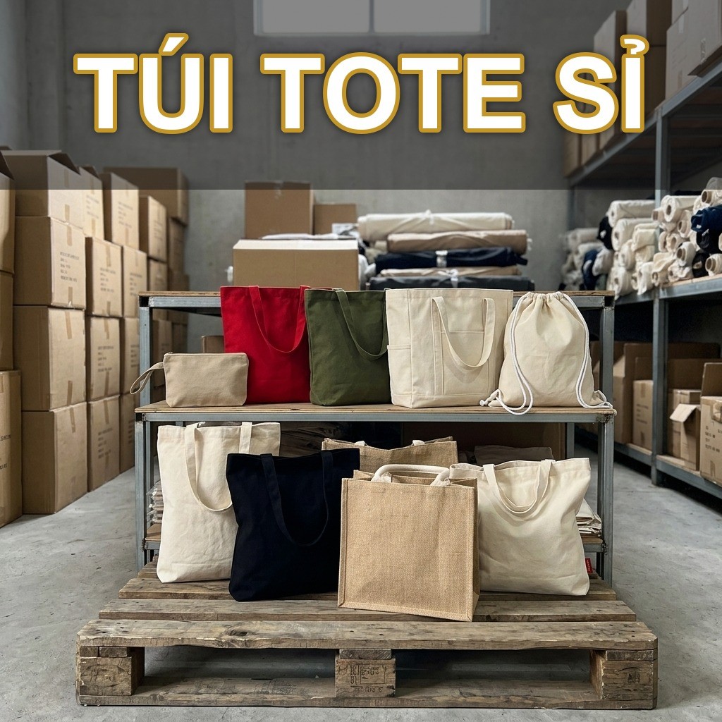 Túi Vải Canvas Trơn Giá Xưởng Đủ Size - Túi Tote Bố Mộc Đi Học Đi Làm Đi Chợ Bền Đẹp Tự In