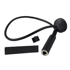 Acoustic Guitar Pickup Đen Đa Năng Gỗ Tiếp Xúc Micro Cho Nhạc Cụ Dây