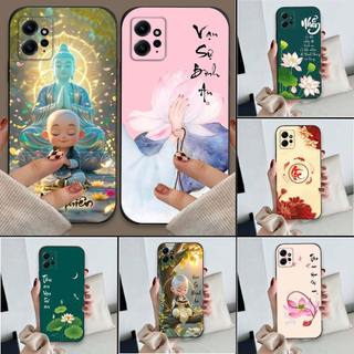 Ốp lưng Xiaomi Redmi Note 12 / Note 12 Pro / Note 12 Turbo In hình thư pháp,tâm an, an nhiên,chú tiểu mềm bảo vệ camera