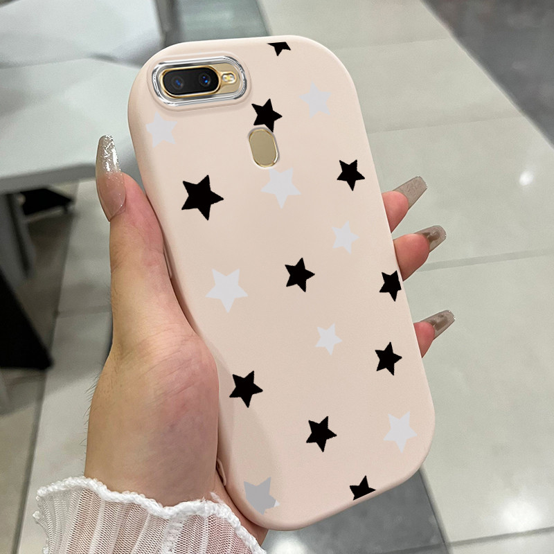 Ốp Lưng Áp dụng cho OPPO A7 A5s A12 A12s A11k Case Thời trang Ngôi sao