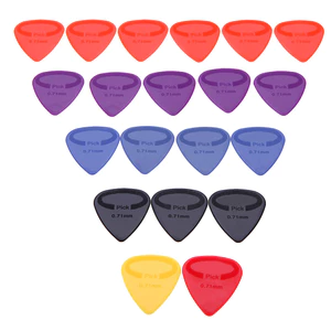 Alice AP-G 20 chiếc 0,71mm Chiếu Đàn Guitar Nylon Picks Plectrums