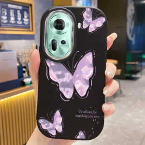Ốp Lưng Áp dụng cho OPPO Reno 11 5G 11 Pro 5G Case Bướm Nhỏ Hoạt hình