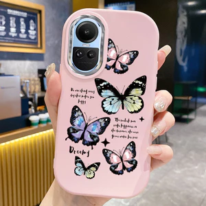 Ốp Lưng Áp dụng cho OPPO Reno 10 5GF 10 Pro 5G Case Bướm Nhỏ Dễ thương