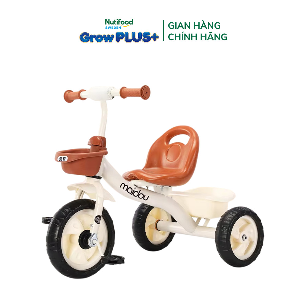 [Quà tặng không bán] Đồ chơi: Xe đạp 3 bánh trẻ em, nhựa +sắt, có 03 bánh+1 chỗ ngồi, chiều cao yên 40cm, model A-6
