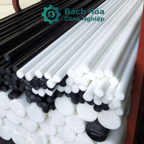 Thanh Nhựa POM Cây Tròn Đặc Dài 1m Phi 6 8 10 12 15 20mm Trắng Đen - POM Acetal Polyoxymethylene Cây Đặc Kỹ Thuật CNC