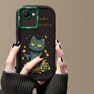 Ốp Lưng Realme C30 C30s Narzo 50i Prime Case Silicon Mèo nhỏ Hoạt hình
