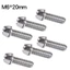 6 Cái / hộp Bu Lông Thân Vít M5 / M6 Phụ tùng xe đạp đường trường Cao cấp cho thép chính xác