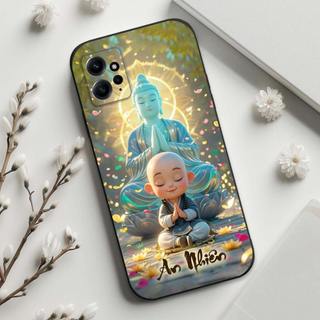 Ốp lưng Xiaomi Redmi Note 12 / Note 12 Pro / Note 12 Turbo In hình thư pháp,tâm an, an nhiên,chú tiểu mềm bảo vệ camera