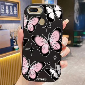 Ốp Lưng Áp dụng cho OPPO A7 A5s A12 A12s A11k Case Bướm đẹp Hoạt hình
