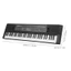 61 Phím Âm Nhạc Kỹ Thuật Số Bàn Phím Điện Tử Trẻ Em Đa Năng Đàn Piano Điện Cho Học Sinh Có Chức Năng Micro Nhạc Cụ