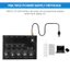 Độ ồn cực thấp 4 kênh Dòng Máy trộn âm thanh nổi Đầu vào 1 đầu ra DC 5V Micro âm thanh Mini cầm tay Guitar Bass Bàn phím trộn cho câu lạc bộ Thanh sân khấu Studio
