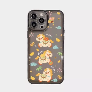 Ibumpers Vỏ Điện Thoại TPU Mềm Chống Sốc In Hình Dễ Thương YB7638 Cho iPhone 11 12 13 14 15 16 17 Pro Max