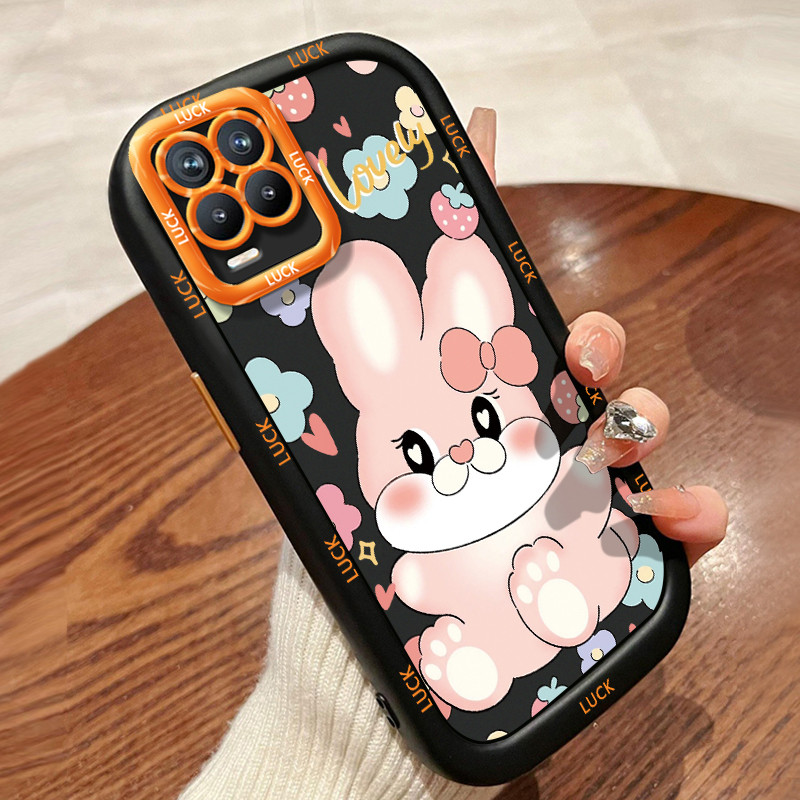 Ốp Lưng Realme 8 8i 8 Pro Narzo 50 4G Case Silicon Thỏ Nhỏ Vỏ mềm