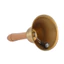 Chuông tay bằng đồng thau Cuộc gọi lớn Chuông tay Bàn Ringbell có tay cầm bằng gỗ để trang trí lễ hội đám cưới Đường dây thực phẩm Báo động Trường học Khách sạn Phục vụ
