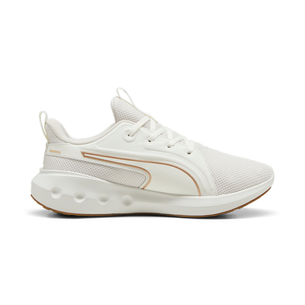 Giày Chạy Bộ PUMA Unisex Softride Carson Warm White-Gold Màu Trắng