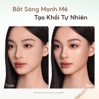 Bảng Tạo Khối Focallure Gradient Kèm Bắt Sáng 4 Ô Đa Năng Tiện Lợi 15.5g Nhập Khẩu Chính Hãng